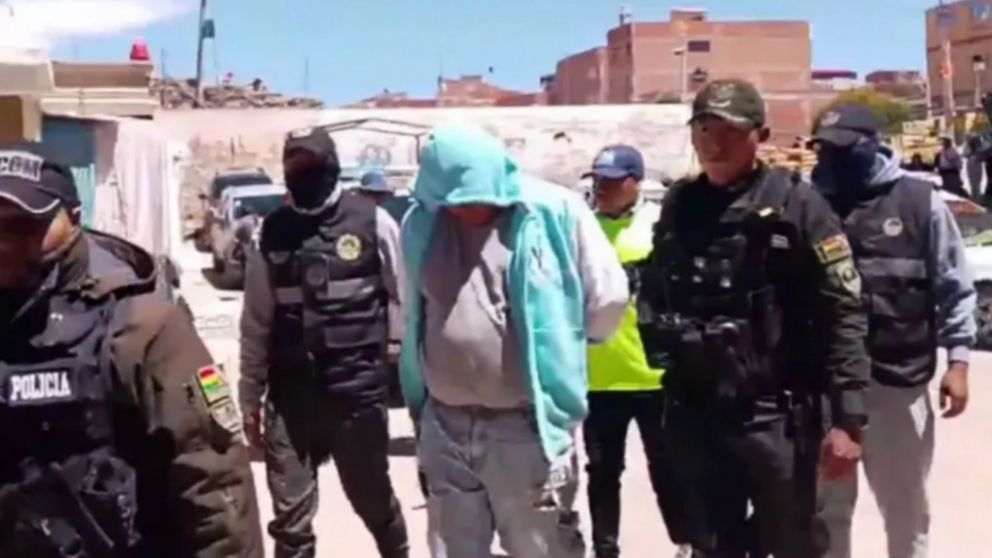 El acusado fue capturado en Bolivia.