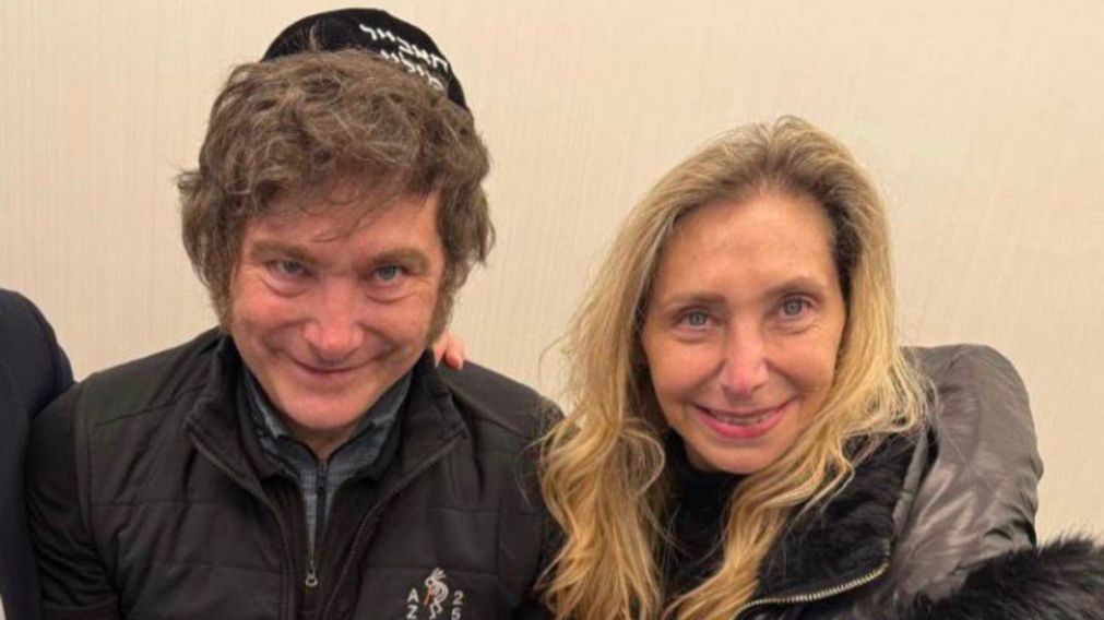 Javier Milei inició su gira por Estados Unidos con una visita a la tumba del rebe de Lubavitch en Nueva York.