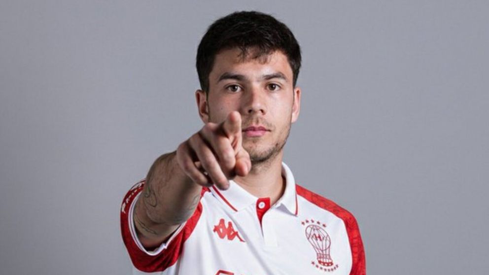 Lucas Blondel se entrenó por primera vez en Huracán: el video con un guiño musical a Morena Beltrán