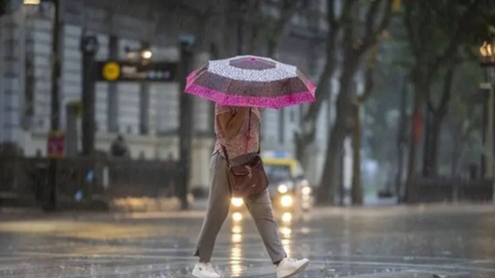 Alerta amarilla del SMN por lluvias fuertes.
