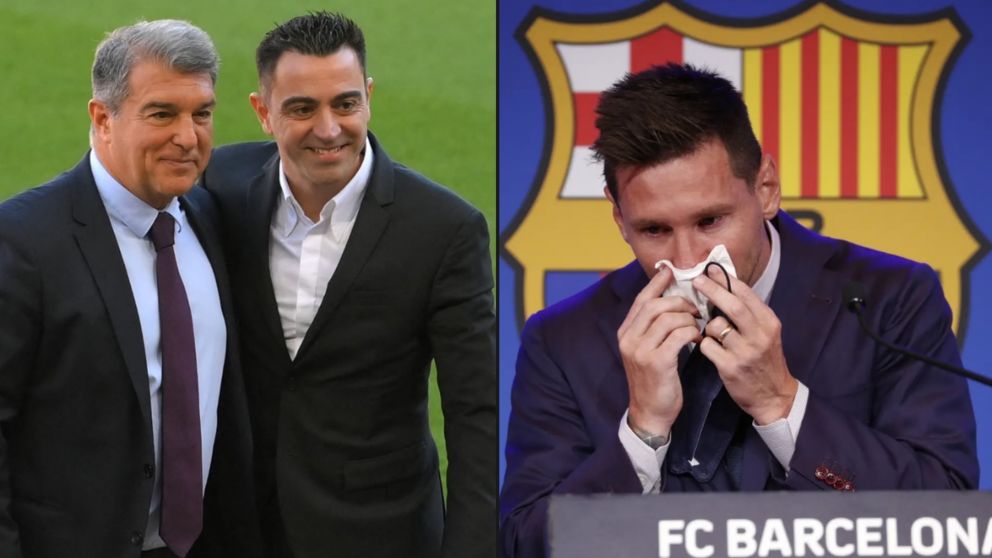 Joan Laporta le contest� a Xavi Hern�ndez y asegur� que Messi tendr� una estatua en Barcelona.