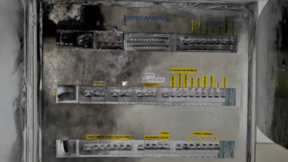 Principio de incendio en Canning.
