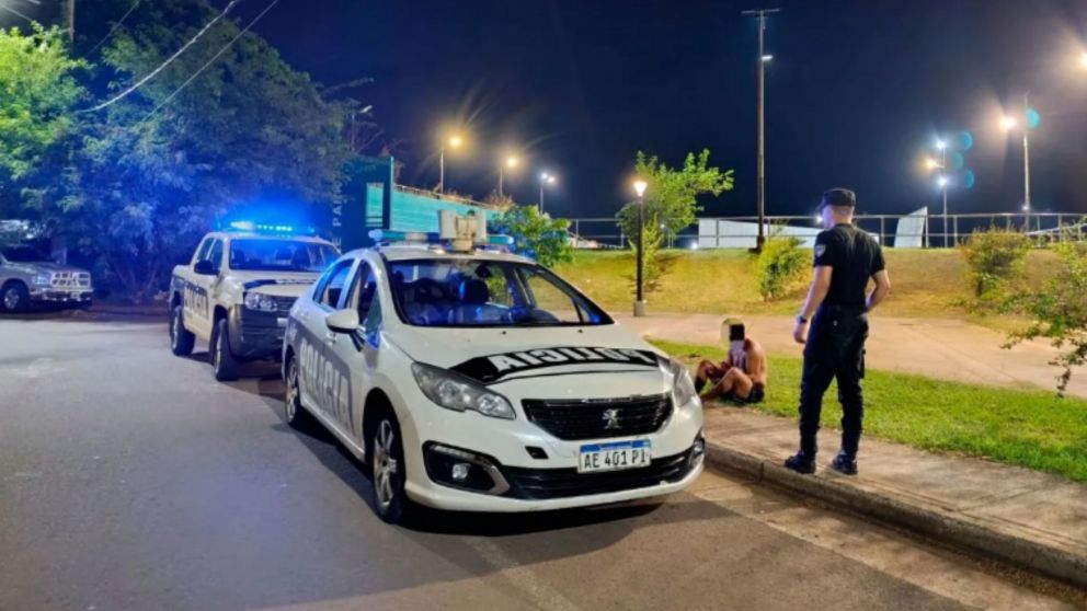 El momento de la detención del acusado (Gentileza El Territorio).