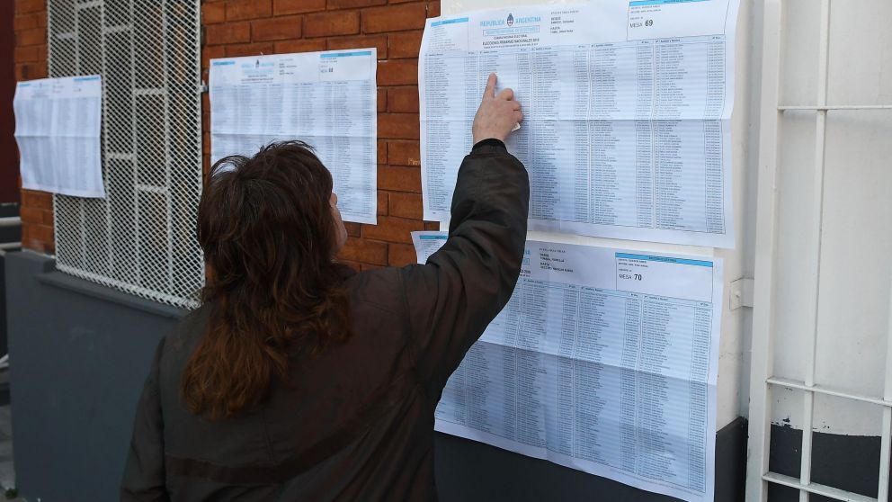 La Junta Electoral de la provincia de Buenos Aires publicó el padrón definitivo (Archivo).