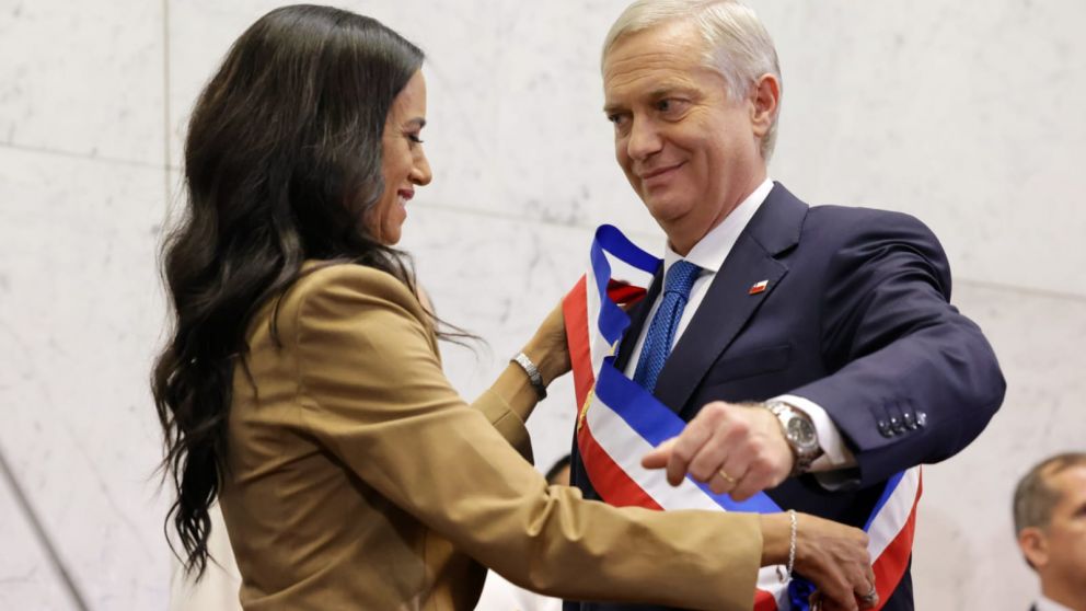 José Antonio Kast asumió como presidente de Chile.