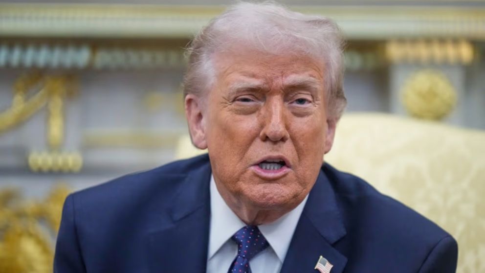 Donald Trump aseguró en rueda de prensa que los ataques en Irán "terminarán pronto".