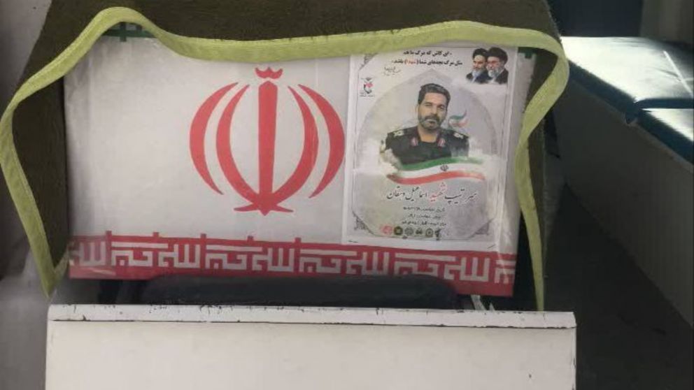 El funeral de Sardar Esmail Dehghan.