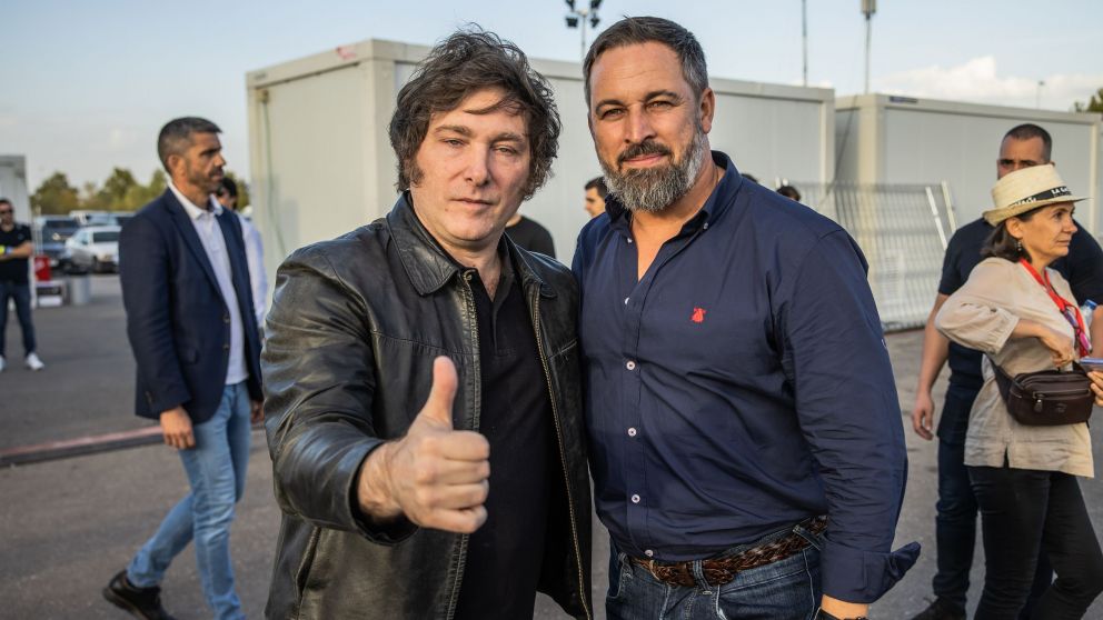 Javier Milei volverá a encontrarse con el principal referente de VOX, Santiago Abascal.
