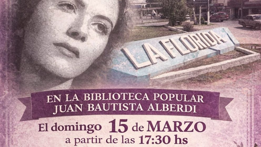 D�a de la Mujer: realizan en Solano un encuentro cultural dedicado a Alicia Fuentes