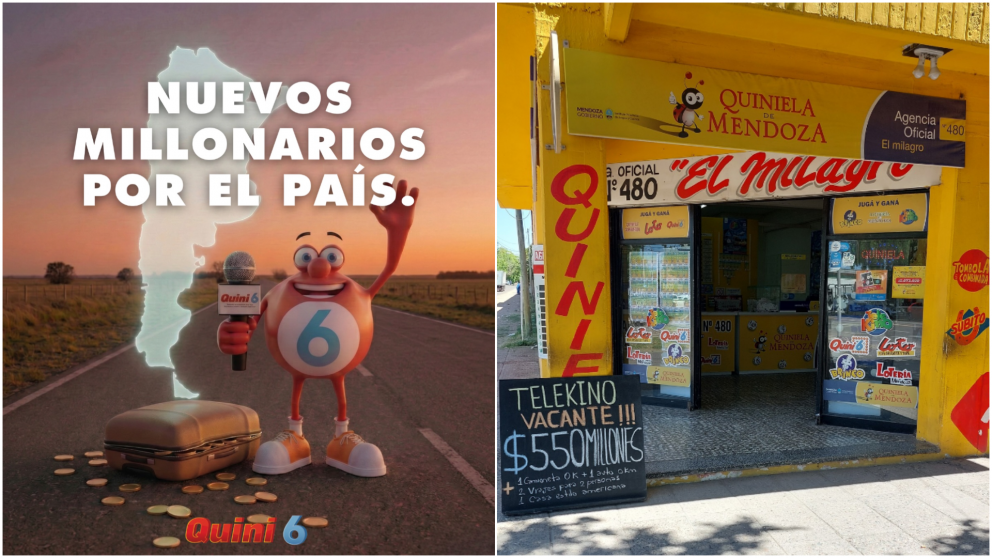 El Quini 6 reparti� m�s de $1.560 millones en su �ltimo sorteo y uno de los ganadores es de Mendoza.