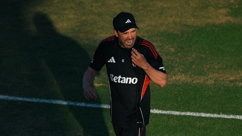 Eduardo Coudet prepara el once de River para recibir a Sarmiento.
