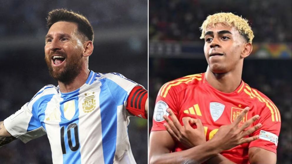 La Argentina de Lionel Messi y la España de Lamine Yamal en la Finalissima.