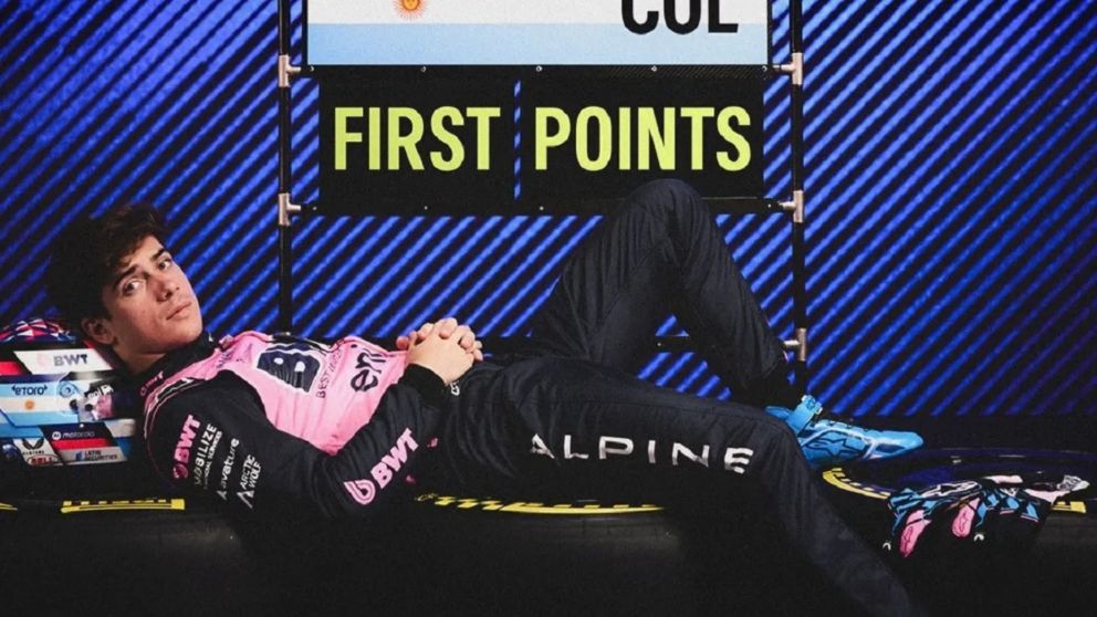 Franco Colapinto sumó sus primeros puntos con Alpine en la Fórmula 1.