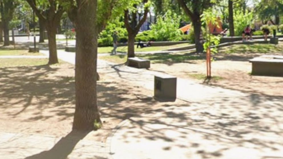 En esta plaza ocurri� el crimen.