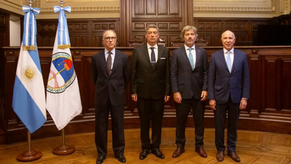 Cumbre clave: Mahiques se reuni� con la Corte Suprema y lanzan un plan para cubrir m�s de 300 vacantes judiciales
