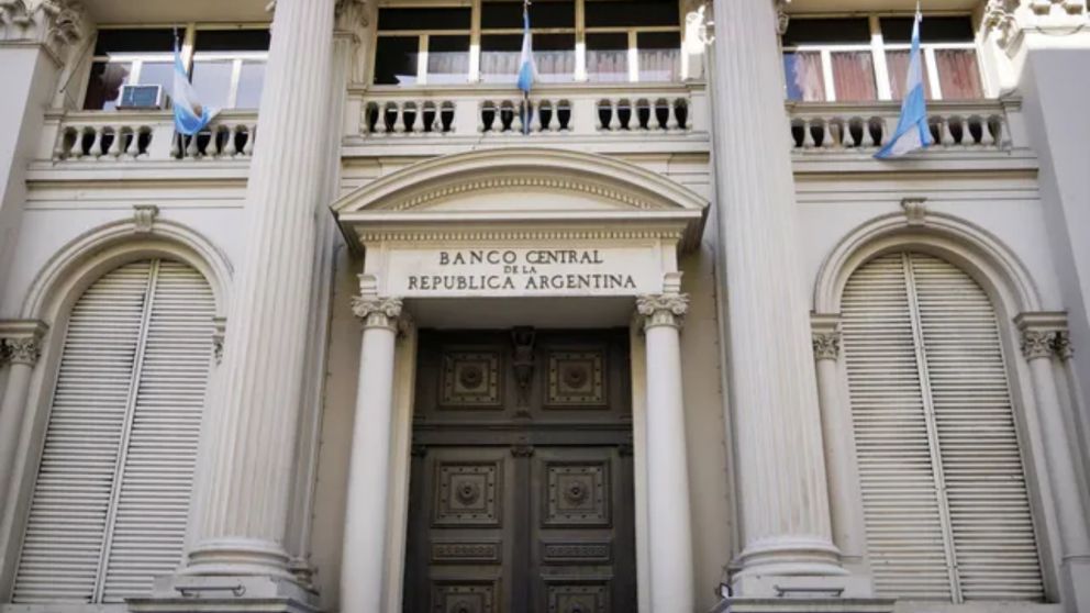 La sede del Banco Central de la República Argentina.