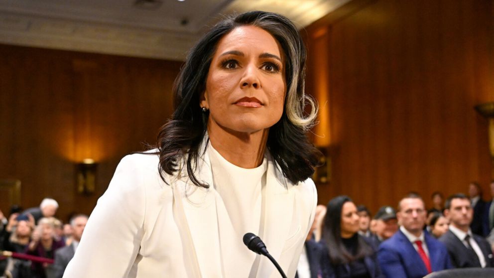 La directora de Inteligencia Nacional de Estados Unidos, Tulsi Gabbard (AP).