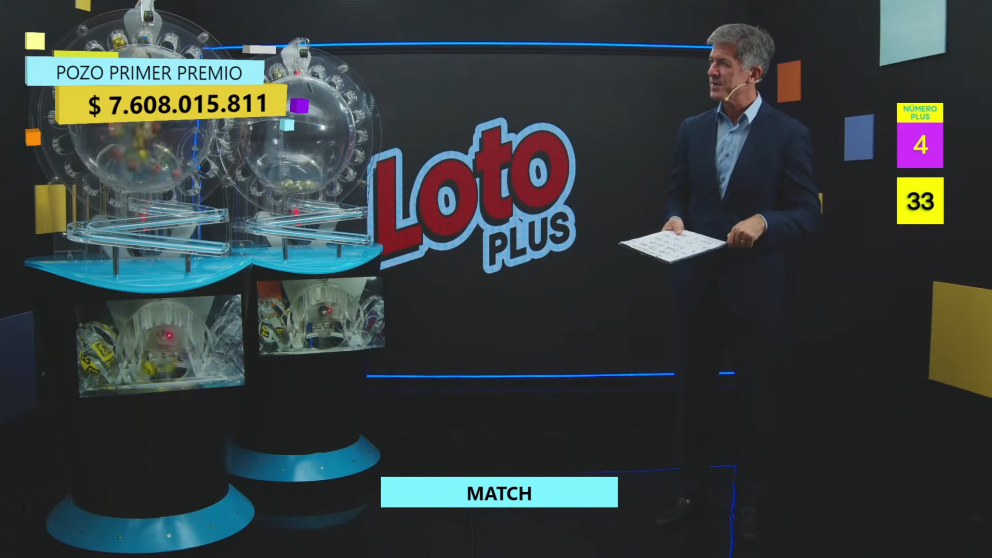 El último sorteo del Loto Plus repartió una suma total de $86.177.811,05 entre los apostadores ganadores.