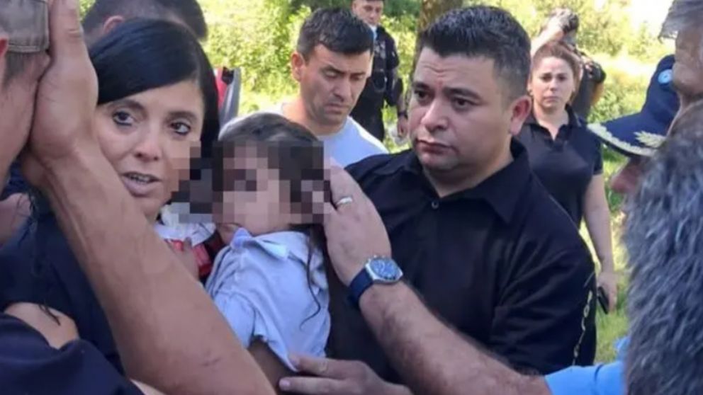 El momento en el que encontraron a Esmeralda Pereyra López.