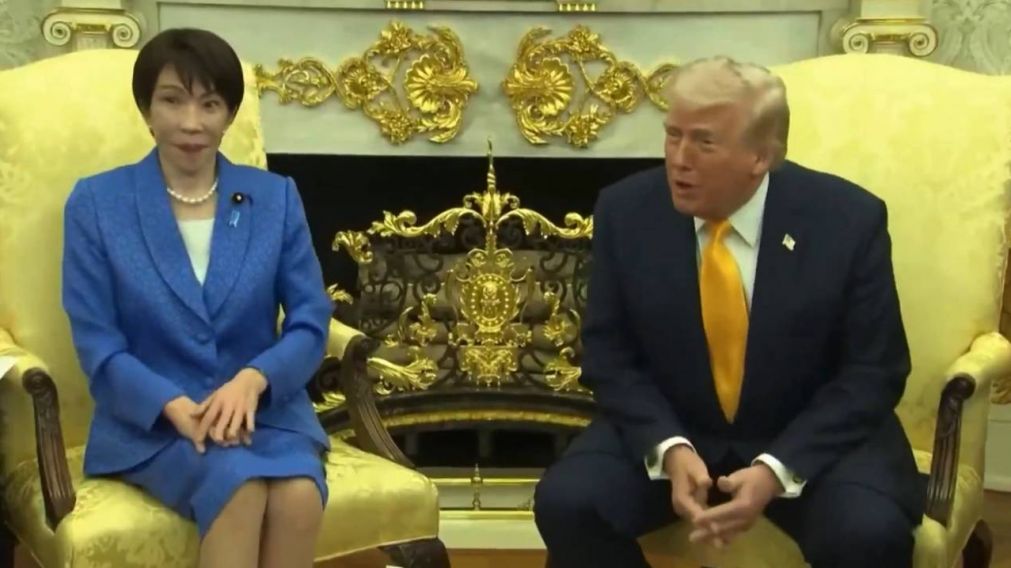 Donald Trump recibió a la primera ministra japonesa, Sanae Takaichi.