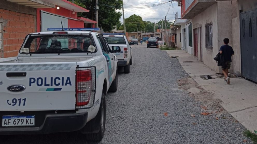Los polic�as se apersonaron en el escenario del episodio.