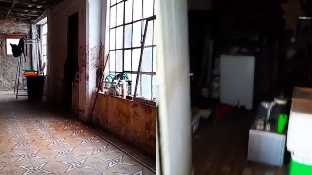 El hombre decidió grabar el momento y la escena paranormal desató una avalancha de comentarios (Captura video).