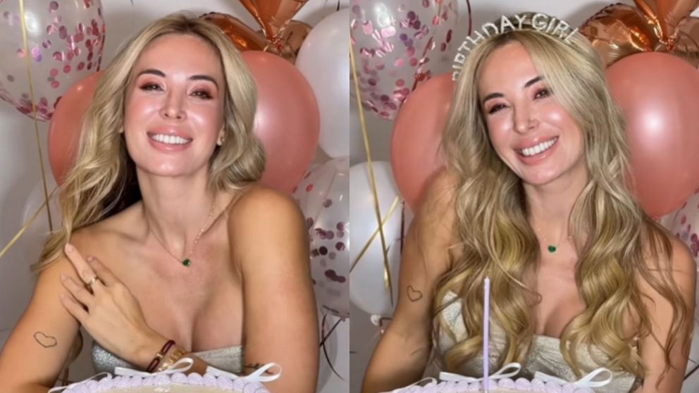 La exconductora quedó en boca de todos tras compartir un "trend" en redes sociales por su cumpleaños (Captura video).