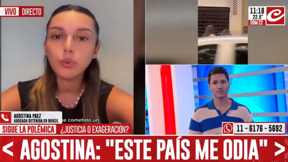 El mal momento de la abogada argentina en Brasil.