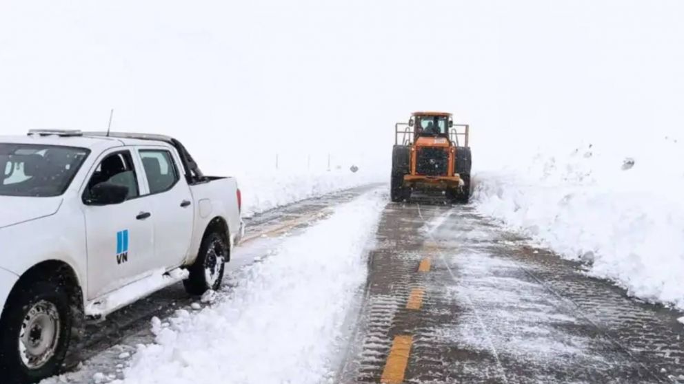 El temporal de nieve obliga a un nuevo cierre del paso internacional Cristo Redentor.