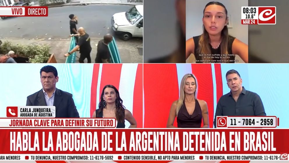 La abogada de Agostina Páez habló este martes con Crónica HD.