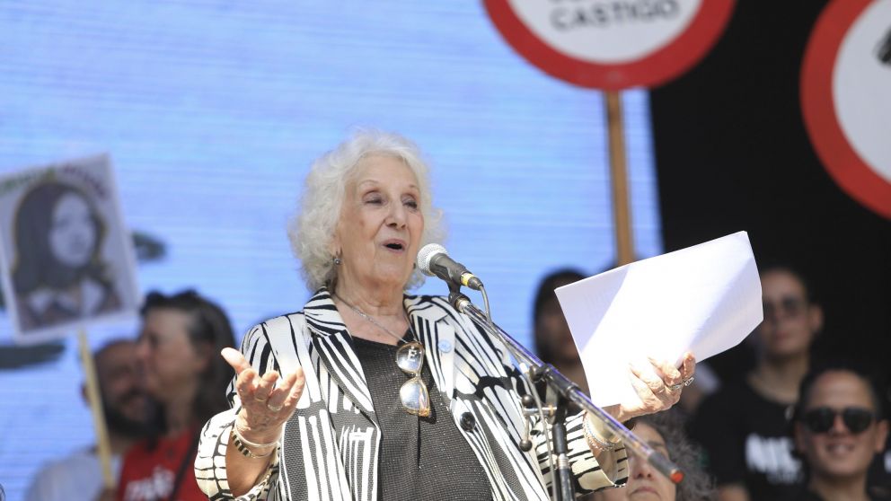 Estela de Carlotto, a los 95 años. Un símbolo de resistencia.