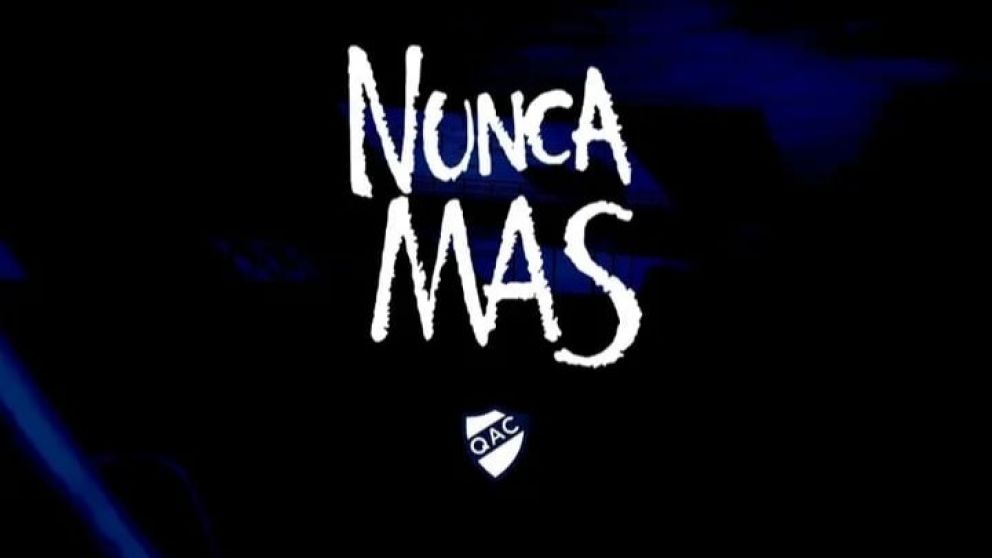 "Hinchas y socios como vos": el emotivo recuerdo de Quilmes a los desaparecidos