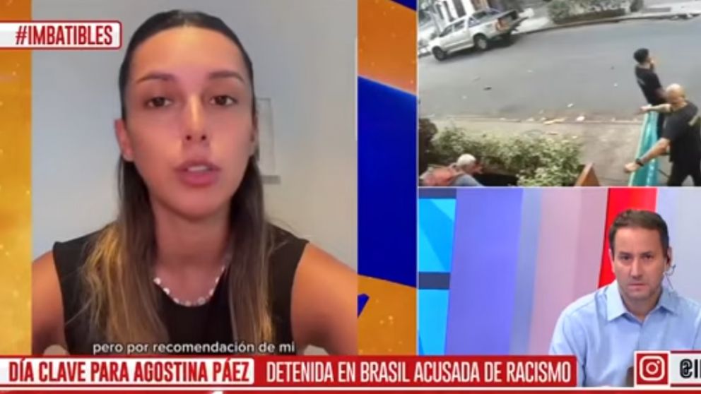 La argentina detenida en Brasil por actitudes racistas habló en exclusiva con Crónica TV.