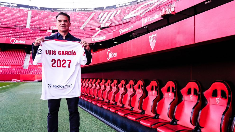 Luis García Plaza es el nuevo DT de Sevilla.