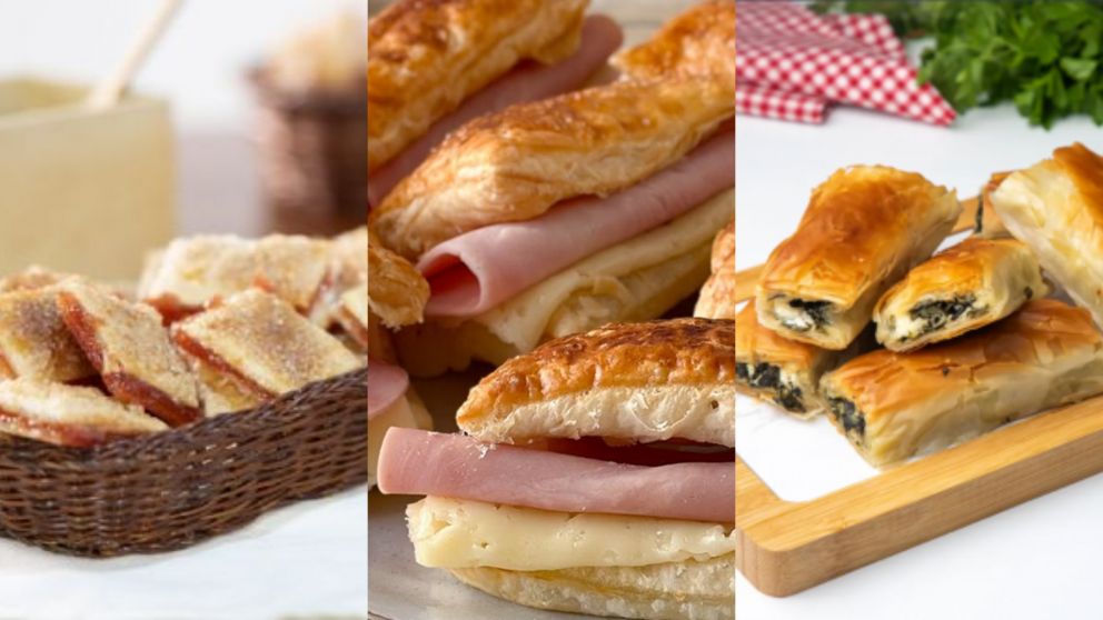 Tres opciones fáciles y rápidas para aprovechar la masa de tarta.