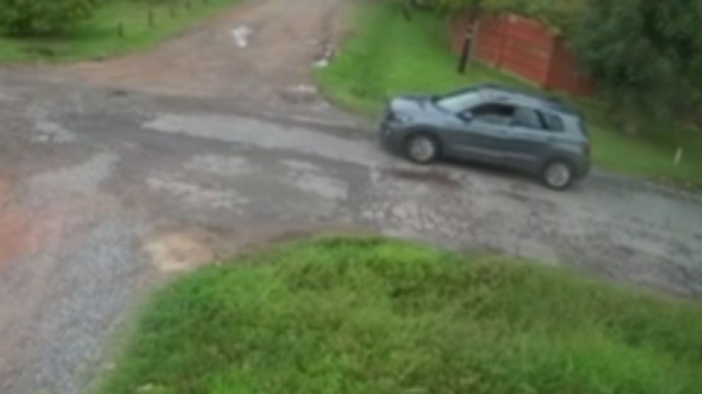 El robo quedó registrado en un video.