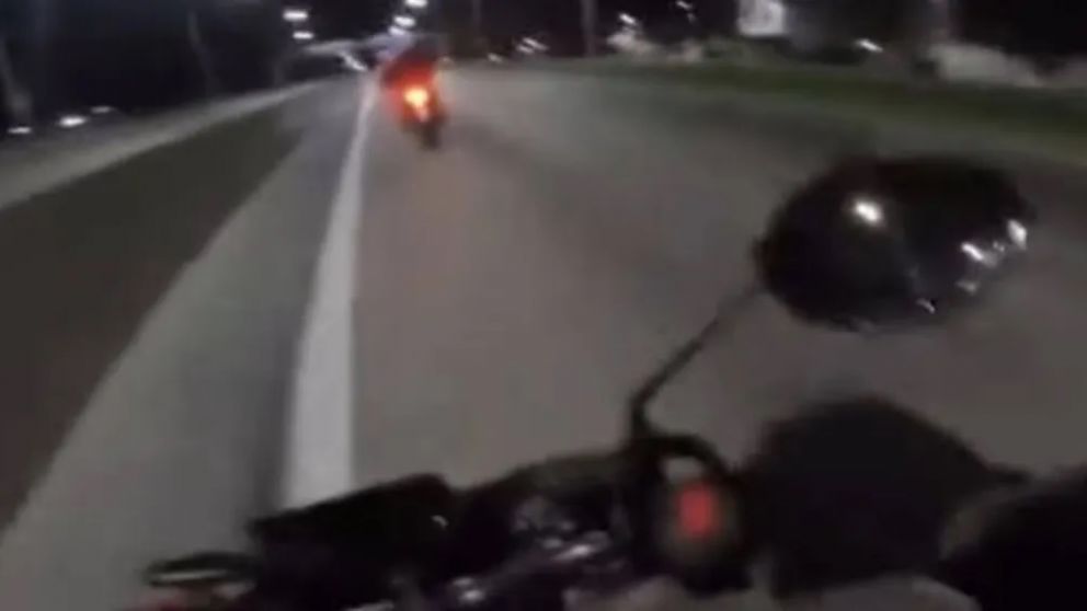 Acceso Sudeste: motochorros emboscaron a un motociclista a m�s de 100 kil�metros