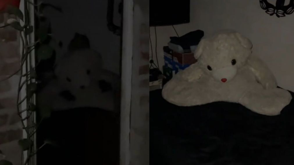 Un joven mostró como un "ente" negro apareció en su casa en plena noche y causó escalofríos (Captura video)