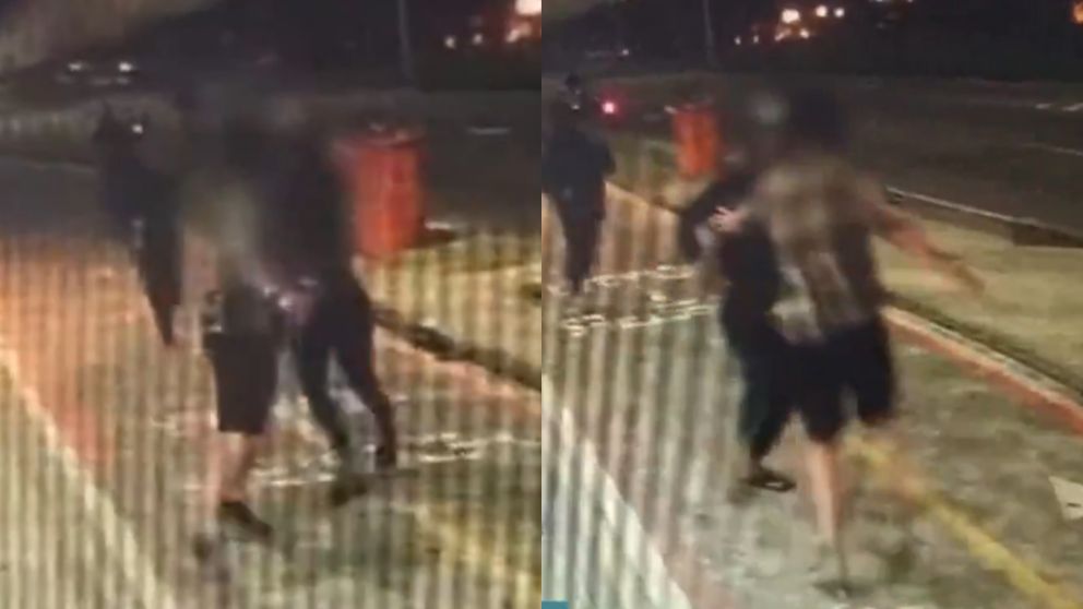 Fragmentos del violento asalto en Barra del Tijuca.