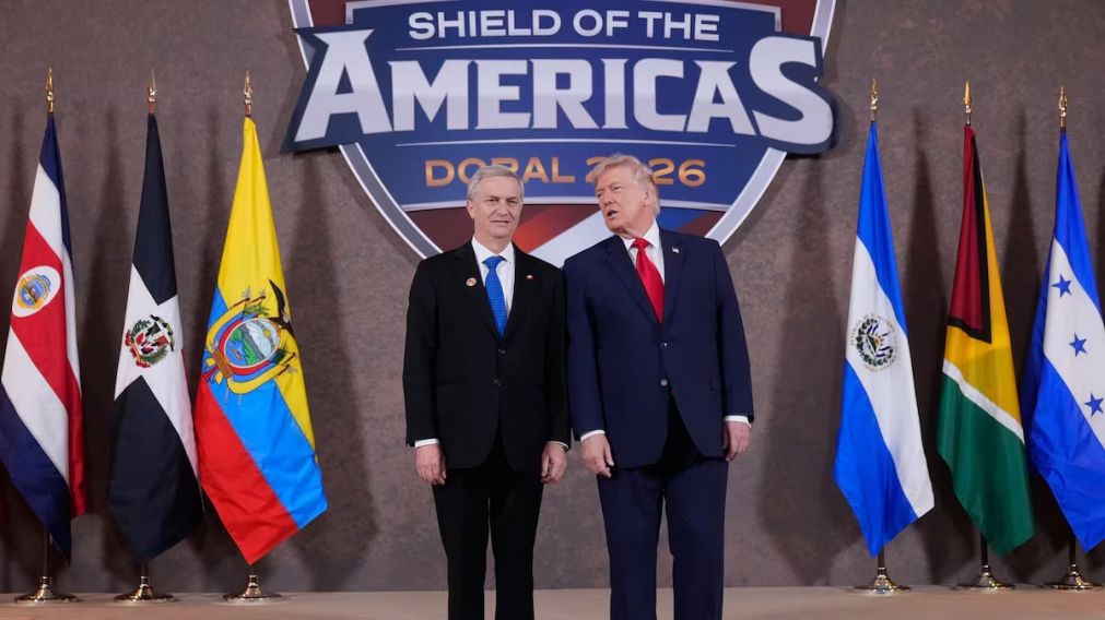 Kast y Trump, en la firma del acuerdo "Shield of the Americas".