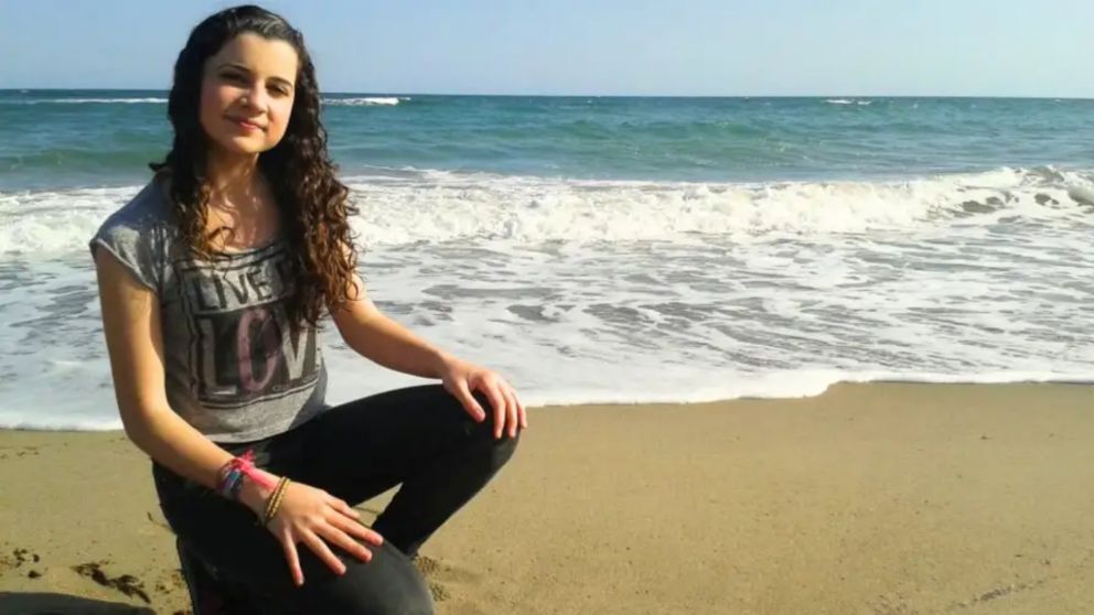 As� luc�a Noelia Castillo en el 2015.