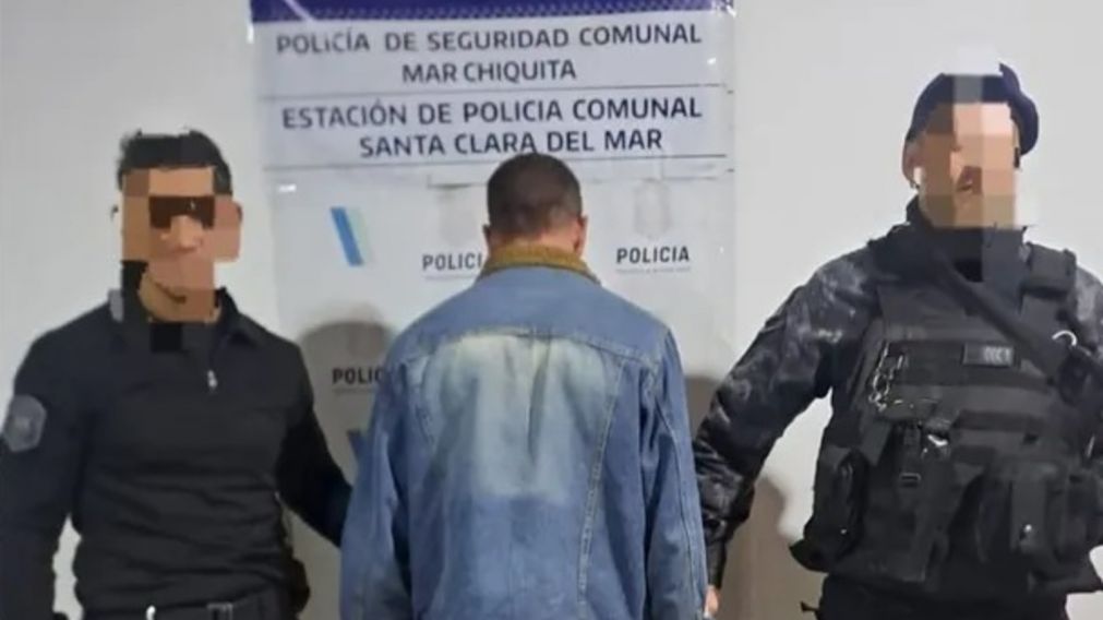 El acusado fue detenido y trasladado a la cárcel de Batán.