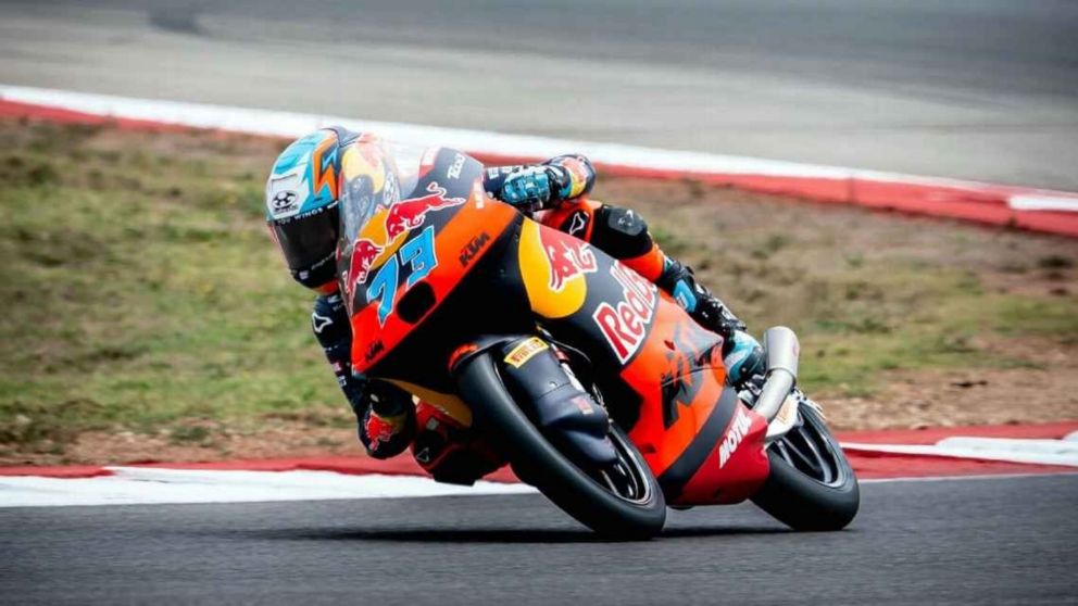 Valentín Perrone arañó su primer triunfo en Moto3 en el GP de Estados Unidos