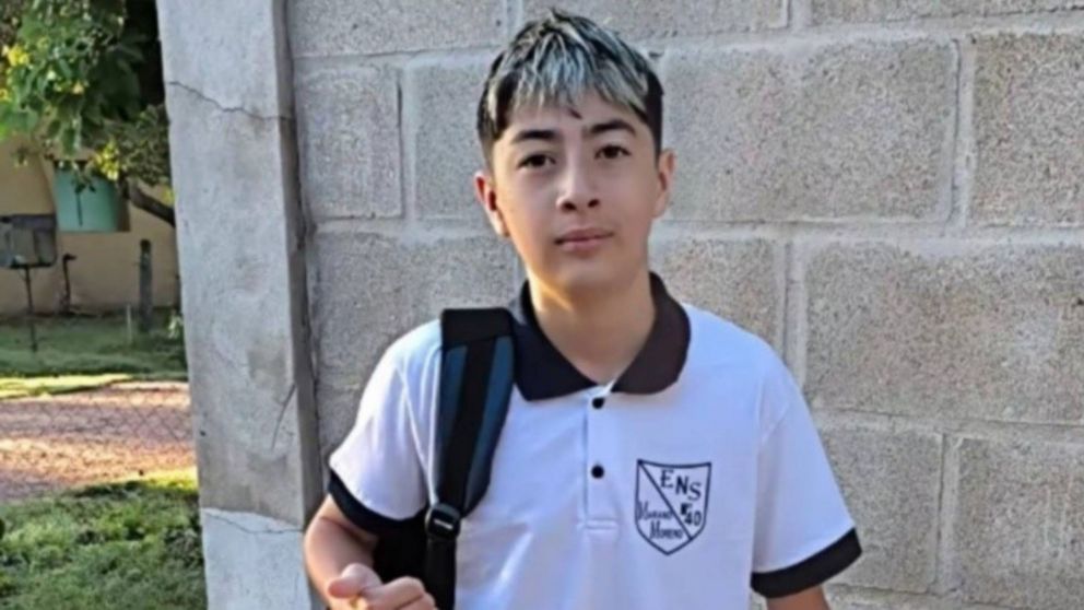 Ian Cabrera, el adolescente asesinado en una escuela de Santa Fe.
