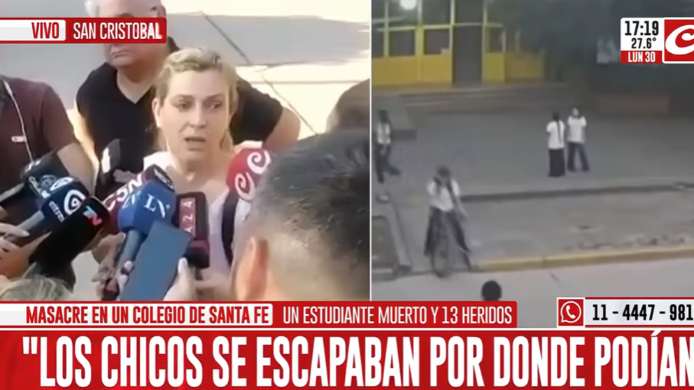 "Quedamos en una encrucijada": el aterrador relato de una docente tras el ataque en la escuela de Santa Fe