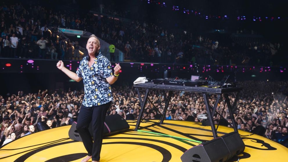 Fatboy Slim vuelve al Movistar Arena y promete una noche explosiva en Buenos Aires