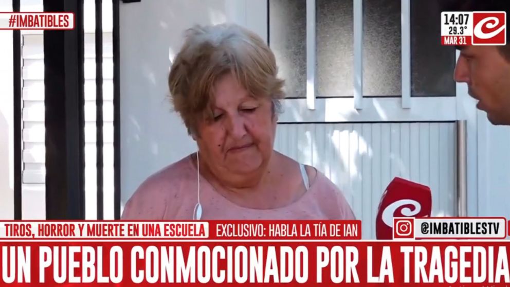 La t�a de Ian Cabrera habl� con Cr�nica.