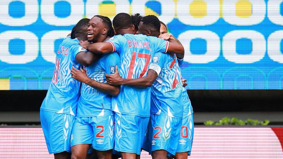 Los jugadores de Congo festejan la clasificación al Mundial 2026.