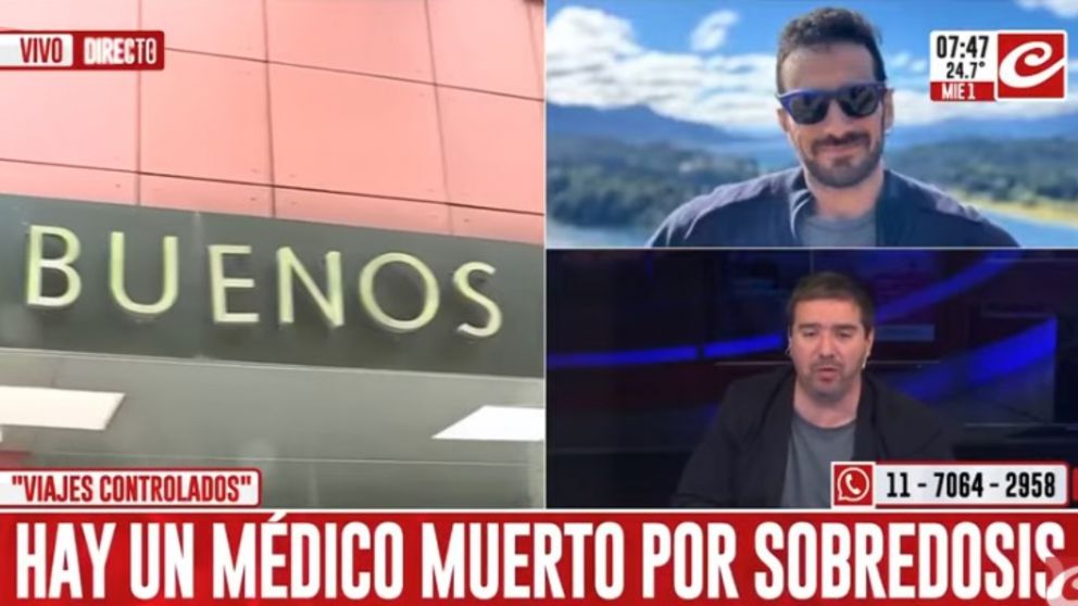 Se investiga la muerte de un médico por sobredosis (Cronica TV).