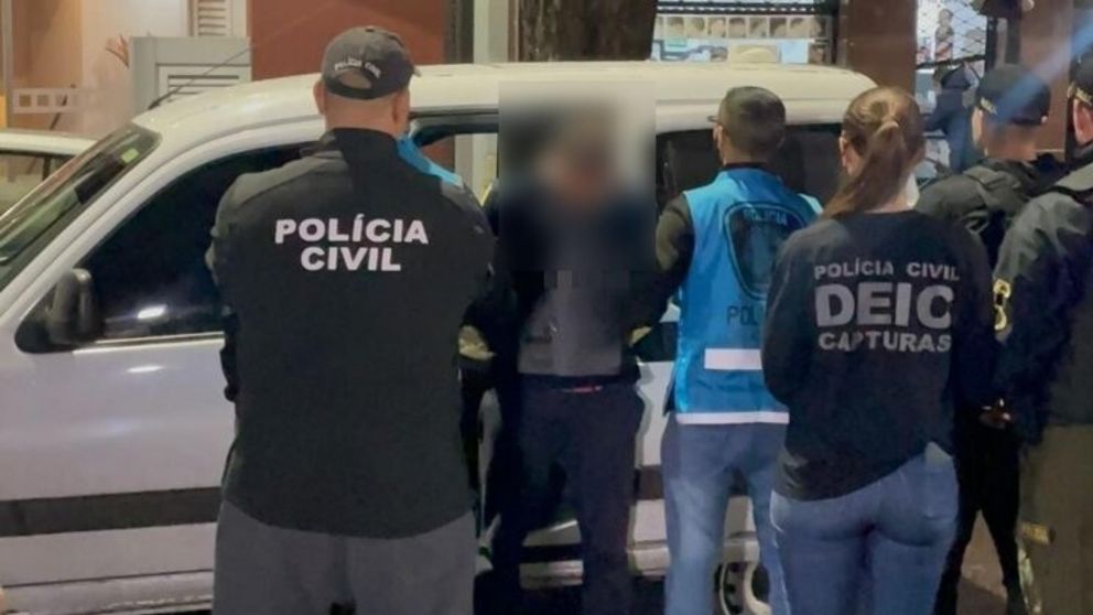 Este es el sujeto que resultó aprehendido en el operativo.